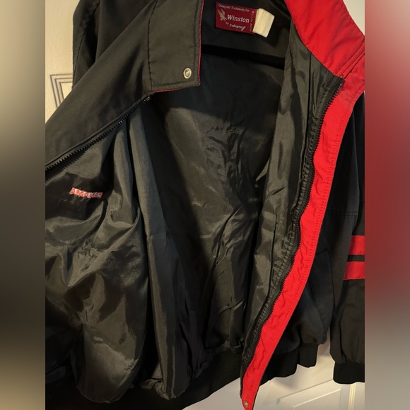 Vtg 90s Swingster WINSTON RACING Pit Crew Racer Nascar Jacket XL Embroidered USA - Picture 10 of 15